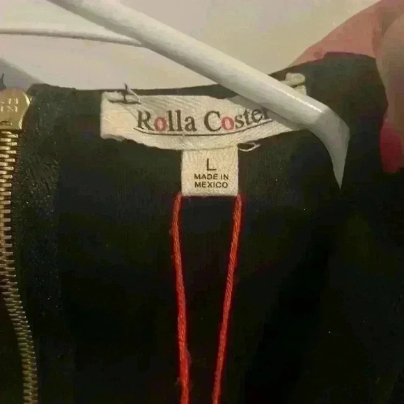 Rolla Coster Little Pencil Black Dress NWT Size Large with zip up back - Picture 7 of 9